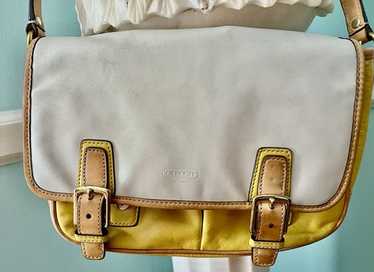 Vintage yellow coach crossbody - Gem