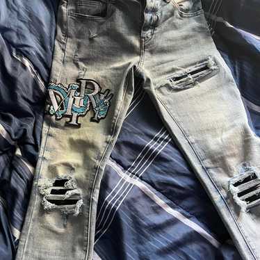 Jeans with zippers Amiri - SchaferandweinerShops CD - Tall