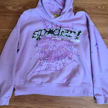 パーカー・フーディ AECA WHITE AECA WAVE HOODIEWASHED PURPLE Spider worldwide acai hoodie - Gem