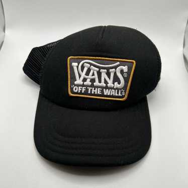 ✅90s vintage VANS logo cap sunfade black Vintage vans hat - Gem