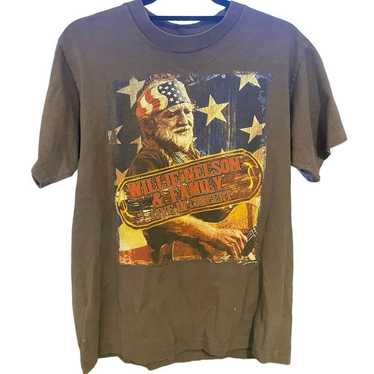 80s vintage willie nelson tour Tシャツ USA製 XS * vintage 1984 Willie Nelson tour t shirt * 80s classic