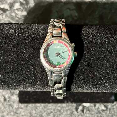 時計 00s FOSSIL BIG TIC y2k tec watch flower Fossil big tic y2k - Gem