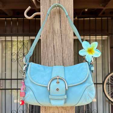 バッグ 1923 Coach Soho Hobo Shoulder Blue 1923 Coach Soho Hobo Shoulder Blue