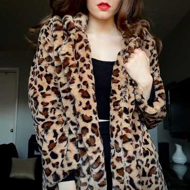 2000s faux fur leopard - Gem