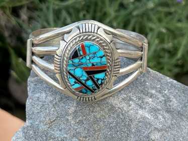 VINTAGE NAVAJO STERLING TE刻印　Ted Etsitty Ted etsitty signed sterling - Gem