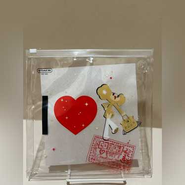 coach graffiti poppy pouch - Gem