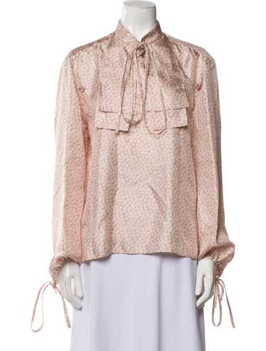 LANVIN silk チュニック？ブラウス LANVIN silk チュニック？ブラウス
