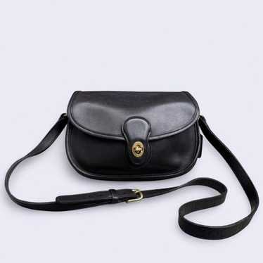 コーチバッグ Coach Vintage 9954 Black Leather Prairie Bag Crossbody
