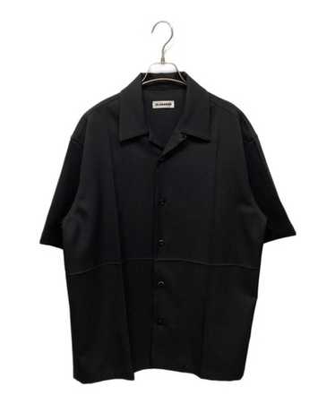 美品 JIL SANDER military over shirt 黒 M Jil Sander Black Military Over Shirt M Cotton-Polyester Used