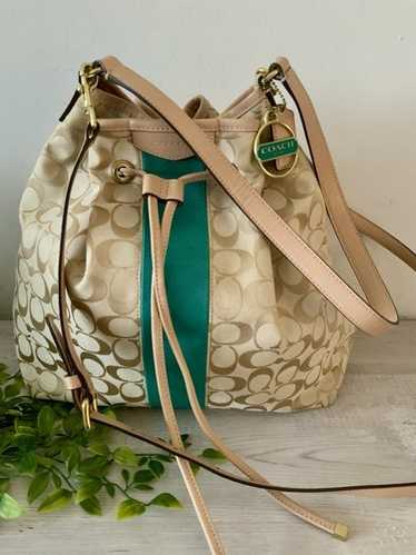 COACH Vintage XL Duffle Feed Sac Large Bucket Bag in Rare