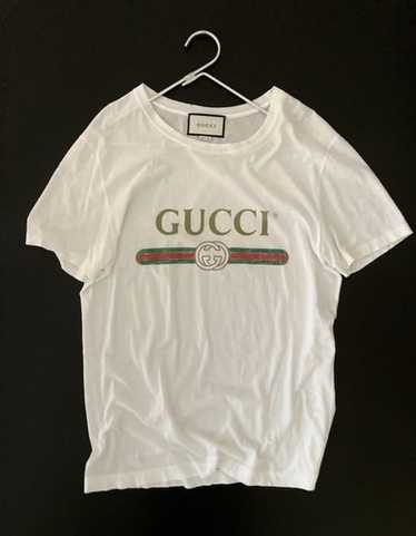 GUCCI - OLD GUCCI オールドグッチ 80s ITALY製 ロゴプリントT