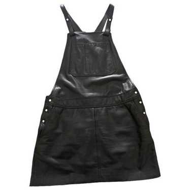 ワンピース Zadig & Voltaire Leather Mini Dress Zadig & Voltaire Rasha Crinkled Leather Mini Dress | Neiman