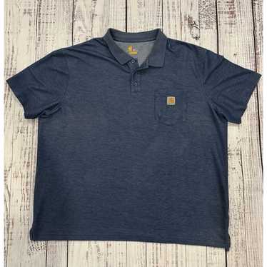 【CARHARTT】K570 Pocket Short Sleeve Collar Polo Tee Carhartt K570-BLKREGSA 103088327 | Outdoor Supply Hardware