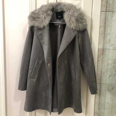 ジャケット・アウター Riu Fur collar middle coat ジャケット・アウター Riu Fur collar middle coat Riu Fur