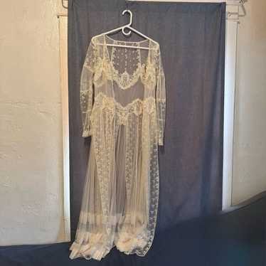 ジャケット・アウター Ameri VINTAGE SHEER LAYERED COAT Ameri（アメリ）の「SULLY LAYERED SHEER COAT（トレンチコート