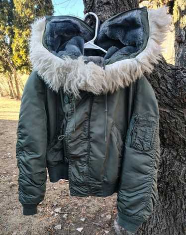Alpha Industries N2B fur flying jacket | eBay