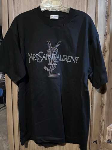 関税送料無料【Saint Laurent】YSL Tシャツ YSL tシャツコピーイヴ・サンローラン半袖男女OKファッション服