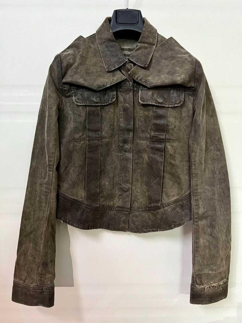 Rick Owens Rick Owens Deformed shrug denim jacket