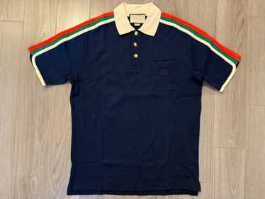 Gucci blue cotton polo - Gem