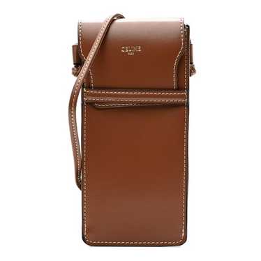 CELINE ブラウンレザー メガネケース CELINE - 未使用品 セリーヌ ショルダーバッグ ポーチ