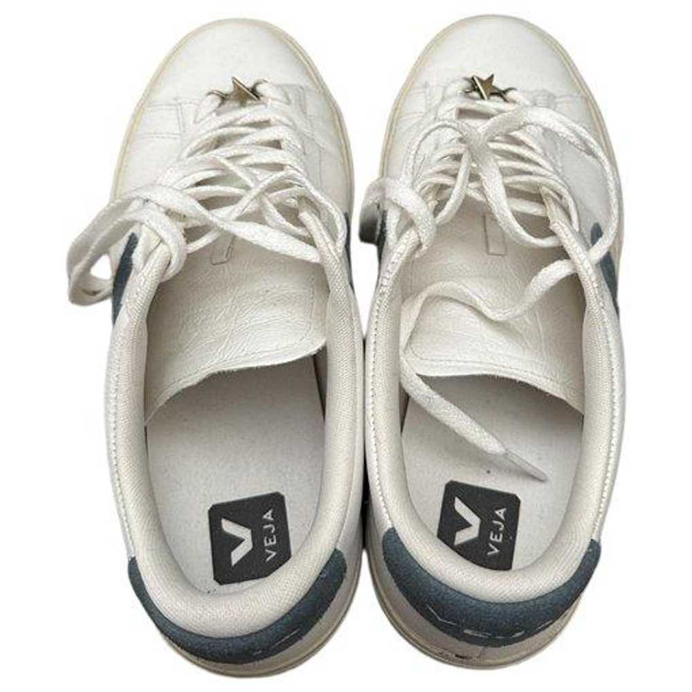 Veja V-12 patent leather low trainers