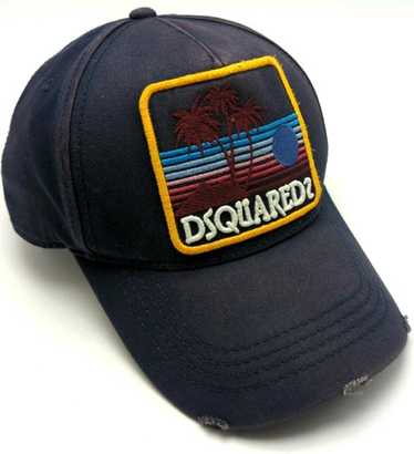 帽子 Rare Dsquared2 00s Distressed Design Cap 00s DSQUARED2 DISTRESSED PATCH CAP | GALAXIES