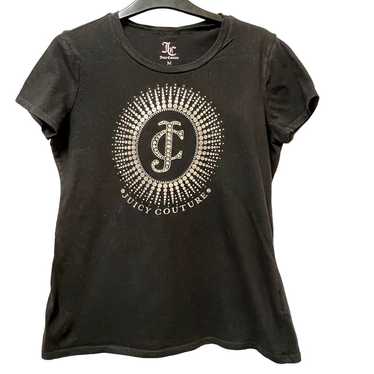 JUICY COUTURE★ラインストーンロゴ 半袖 T-shirt JC280 Juicy couture logo t-shirt - Gem