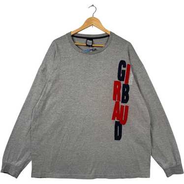 ★Marithe + Francois Girbaud★ LETTERING LOGO LONG SLEEVE bl LETTERING LOGO LONG SLEEVE