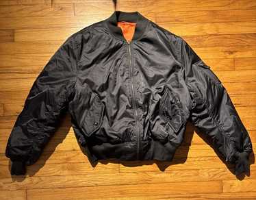 KNOX ARMORY ALPHA MA-1 フライトジャケット USAF Alpha Industries KNOX ARMORY MA-1 Flyers Jacket Green Orange