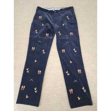 Polo Ralph Lauren Corduroy Duck And Huntsmen Pants Size 34