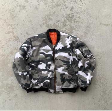 FOSTEX GARMENTS 迷彩 MA-1 ボンバージャケット　白黒　XXL MA-1 | DEADSTOCK BOMBER JACKET VINTAGE WASH – F.M.C.D.
