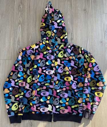 A BATHING APE Baby Milo Multi Camo パーカー BAPE Milo Multi camo Full Zip Hoodie a bathing ape NIGO Size