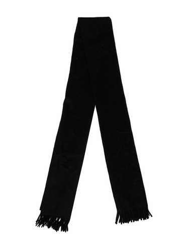 Black Silk And Cashmere Scarf | PRADA