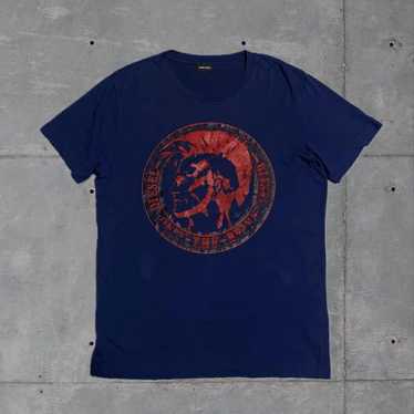 00’s archive DIESEL neon Y2K ロンT grunge Diesel grunge shirt - Gem