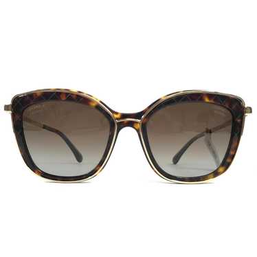 Chanel ゴールドフレーム ブラウンレンズ サングラス Chanel sunglasses ch5842h 714/s9 - Gem