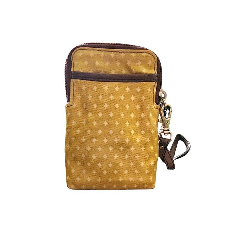 Fossil Fossil keeper coated canvas and leather wa… - image 2