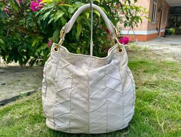 Miu Miu Authentic Miu Miu Quilted Chevron Leather… - image 1