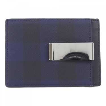 小物 BURBERRY business card holder BURBERRY Check logo Business Card Holder Pass Case Card Case