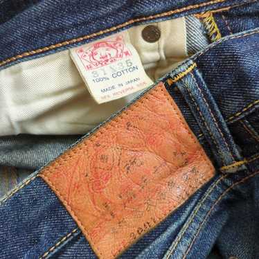 Y2K 34×35 EVISU 襤褸 大黒 水色ペンキ travis Size 34 Evisu Diacock Travis Scott Japanese Brand Jeans - Etsy