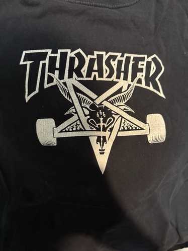 THRASHER 666 デビルデザイン ビンテージ 90s パーカー 五芒星 THRASHER 666 デビルデザイン ビンテージ 90s パーカー 五芒星
