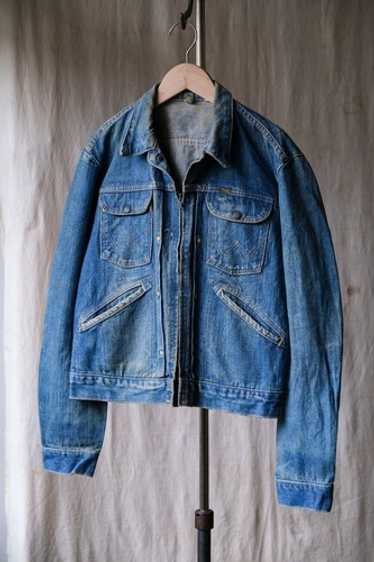 Authentic 60s 70s Vintage WRANGLER Blue Bell 24MJZ Denim