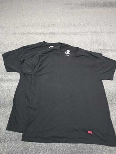 Black Supreme Hanes Tee Black L - Gem