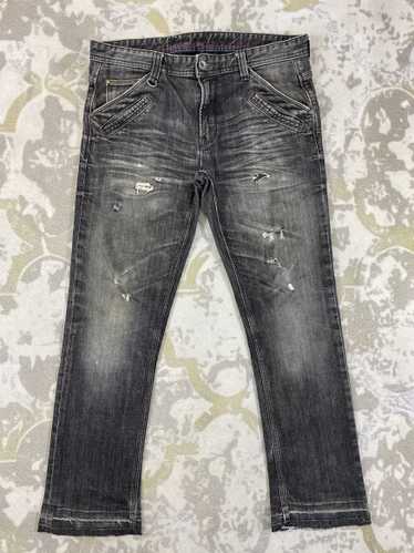 【00s】archive NICOLE CLUB black denim y2k 2000s] Archive NICOLE CLUB black denim y2k