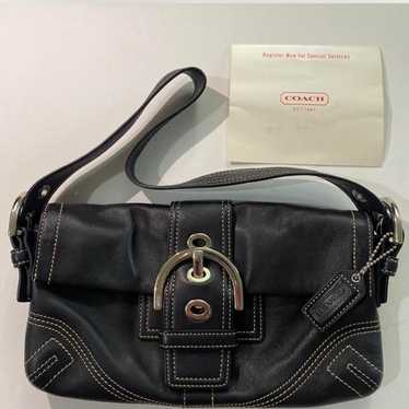 美品✨️　COACH　SOHO ソーホー　ショルダーバッグ　シグネチャー　Y2K 希少✨Vintage Coach Soho Shoulder Bag Y2K ② - メルカリ