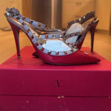 Valentino red patent rockstud - Gem