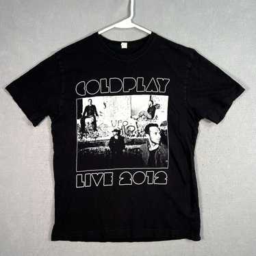 Coldplay large black t - Gem