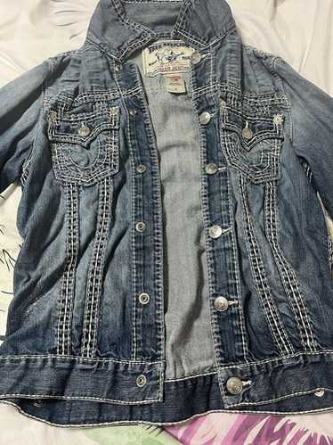 TRUE RELIGION JIMMY BIG T Gジャン 太ステッチ USA TRUE RELIGION JIMMY BIG T Gジャン 太ステッチ USA メンズ