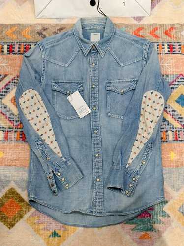 visvim SS ALBACORE SHIRT DAMAGED 新品未使用 S Visvim albacore denim - Gem