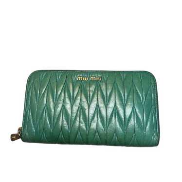 Miu miu wallet green - Gem