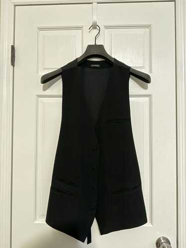 ANN DEMEULEMEESTER 2008SS リバーシブルベストジレXS ANN DEMEULEMEESTER 2008SS リバーシブルベストジレXS メンズ